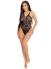 Seamless Scroll Lace Teddy