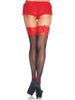 Sheer Cuban Heel Thigh High