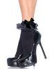 Stocking Bow & Lace Ruffle