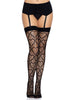 Heart Net Thigh Highs