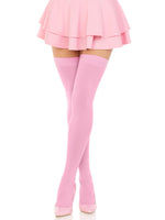 Opaque Nylon Thigh Highs