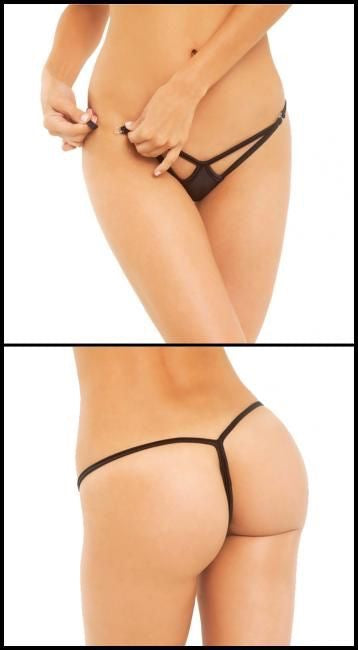 Low Rise Break Away, Cut Out Y Back Thong