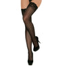 Sheer Thigh High with Stay-Up Silicone Lace Top