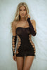 Starry Night Body Stocking 2 Piece Set with Thong